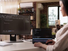 https://www.freepik.com/free-photo/female-freelance-developer-coding-html-script-with-online-cloud-server-programming-firewall-security-learning-new-user-interface-terminal-window-with-code-language-application_31445089.htm#query=remote%20software%20developer&position=9&from_view=search&track=ais