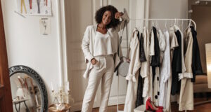 https://www.freepik.com/free-photo/fulllength-portrait-stylish-darkskinned-curly-woman-white-pants-jacket-top-posing-dressing-room-young-lady-leans-hanger_23928690.htm#query=female%20clothes&position=48&from_view=search&track=ais