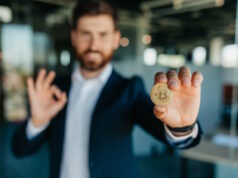 https://www.freepik.com/premium-photo/successful-businessman-dressed-suit-holding-bitcoin-showing-ok-gesture-posing-office-selective-focus_31575146.htm#from_view=detail_collection