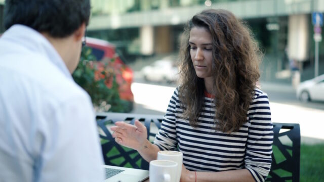 https://www.freepik.com/premium-photo/young-woman-man-informal-discussing-workflow-city-cafe-outdoors_33287100.htm#query=coiple%20discussion&position=16&from_view=search&track=ais