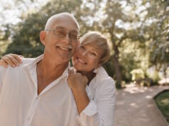 https://www.freepik.com/free-photo/smiling-old-man-with-grey-hair-mustache-glasses-light-shirt-hugging-with-blonde-woman-white-clothes-park_13214698.htm#query=retire&position=16&from_view=search&track=sph