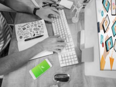 https://www.freepik.com/premium-photo/brainstorm-against-casual-businessman-typing-keyboard_38808353.htm#query=app%20designer&position=32&from_view=search&track=ais