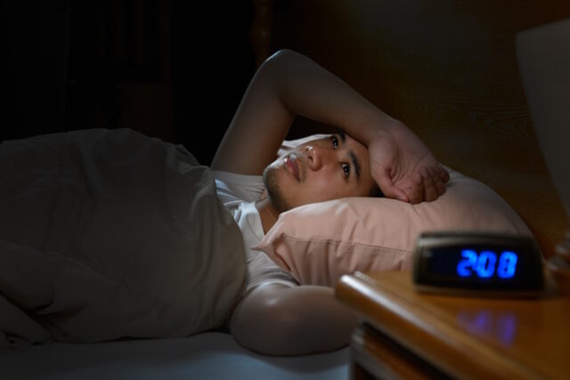 Depressed man suffering from insomnia lying in bed https://www.freepik.com/premium-photo/depressed-man-suffering-from-insomnia-lying-bed_8433381.htm#query=lack%20of%20sleep&position=23&from_view=search&track=ais