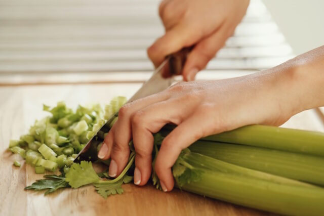 Woman cooking https://www.freepik.com/free-photo/chef-cutting-celery_10095929.htm#query=celery&position=9&from_view=search&track=sph