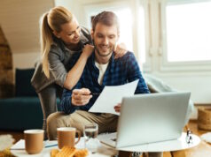 https://www.freepik.com/free-photo/happy-couple-analyzing-their-home-budget-while-paying-bill-computer_26265628.htm#query=couple%20financial&position=2&from_view=search&track=ais