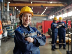 https://www.freepik.com/premium-photo/young-smiling-female-worker-modern-industrial-plant-factory-workwear-protective-helmet-standing-large-workshop_16880746.htm#query=skilled%20worker&position=45&from_view=search&track=ais