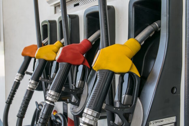 Pump nozzles at the gas station https://www.vecteezy.com/photo/1105731-pump-nozzles-at-the-gas-station