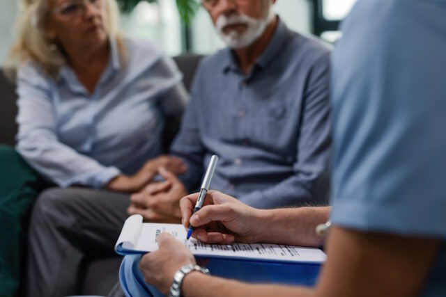 https://www.freepik.com/free-photo/unrecognizable-male-doctor-writing-medical-report-while-visiting-senior-couple-their-home_25623838.htm#query=patient%20spouse%20doctor&position=45&from_view=search&track=ais