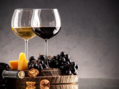 https://www.freepik.com/free-photo/front-view-wine-glasses-fresh-grapes-walnuts-yellow-cheese-wood-board-overturned-bottle-dark-background_17232192.htm#query=italian%20wines&position=18&from_view=search&track=ais