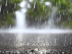 Storms https://www.vecteezy.com/photo/20568608-heavy-rain-drop-at-the-road-surface-bokeh-background