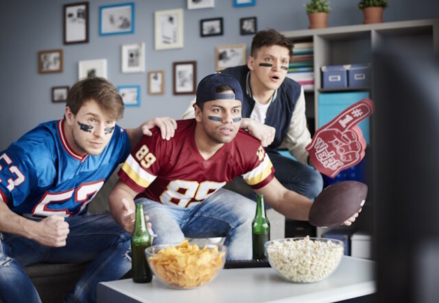 Three adult guys in anticipation of next score https://www.freepik.com/free-photo/group-friends-watching-football-home_16181966.htm#query=streaming%20sports&position=9&from_view=search&track=ais&uuid=0a5473e4-148f-4564-bffa-1b248f279b5c