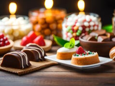 https://www.vecteezy.com/photo/32953564-candles-and-desserts-on-a-wooden-table-ai-generated