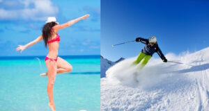 Snow https://www.architecturaldigest.com/reviews/moving/best-hidden-gem-cities-for-snowbirds beach https://www.vecteezy.com/photo/1738776-woman-having-fun-at-the-beach