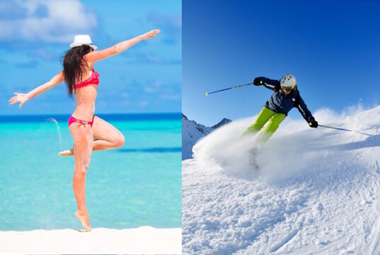 Snow https://www.architecturaldigest.com/reviews/moving/best-hidden-gem-cities-for-snowbirds beach https://www.vecteezy.com/photo/1738776-woman-having-fun-at-the-beach