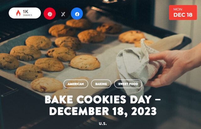 Bake Cookie Day