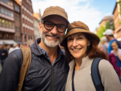 https://www.vecteezy.com/photo/34878136-ai-generated-senior-tourist-couple-smiling-on-the-street-while-taking-a-walk-in-the-city-center