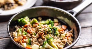 https://www.vecteezy.com/photo/27547285-healthy-vegan-meal-of-groats-served-with-broccoli-carrots-and-mushrooms-in-a-pan