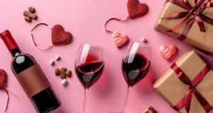 https://www.vecteezy.com/photo/37229585-ai-generated-four-valentines-gifts-with-gifts-wine-and-candy-on-pink-background