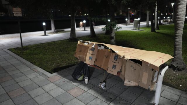 homeless, sleeping in public places