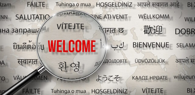 Magnifying glass with Word of Welcome. Words cloud concept. https://www.vecteezy.com/photo/6541592-magnifying-glass-with-word-of-welcome-words-cloud-concept