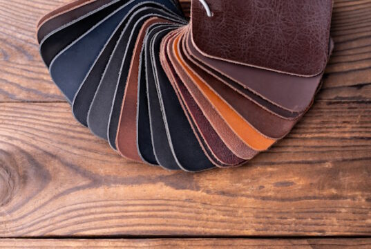 https://www.vecteezy.com/photo/41506535-leather-samples-for-shoes-on-dark-wooden-table
