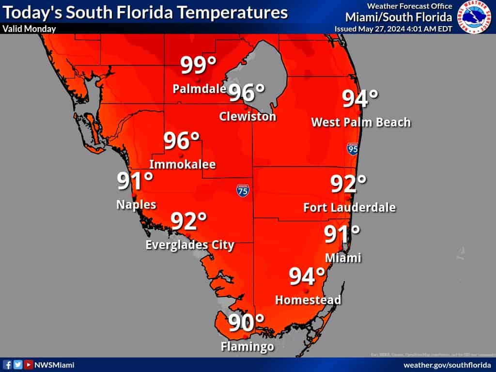 Hot Sun and Maybe a Storm for the Holiday - South Florida Reporter