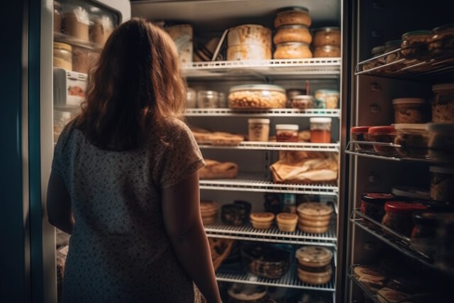 https://www.vecteezy.com/photo/23928340-fat-woman-in-front-of-open-refrigerator-full-of-junk-food-illustration-generative-ai