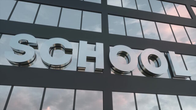 https://www.vecteezy.com/photo/6171238-school-sign-on-a-modern-glass-skyscraper-school-glass-building-3d-rendering