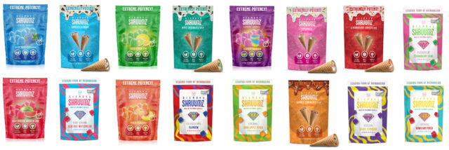 Sample Product Image from the Investigation of Illnesses Diamond Shruumz-Brand Microdosing Chocolate Bars, Cones, & Gummies (June 2024)