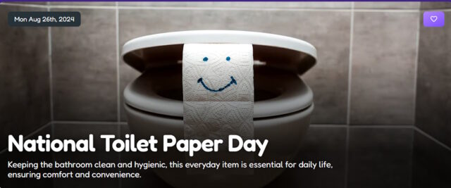 Toilet Paper Day