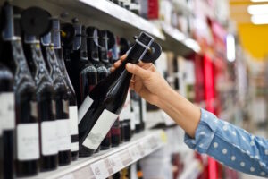 https://www.vecteezy.com/photo/6907005-woman-is-buying-a-bottle-of-wine-at-the-supermarket-background