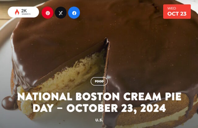 Boston Cream Pie