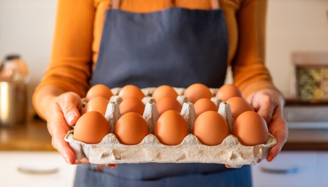 vecteezy_lady-in-apron-presenting-a-tray-of-brown-uncooked-eggs-in_49099581 https://www.vecteezy.com/photo/49099581-lady-in-apron-presenting-a-tray-of-brown-uncooked-eggs-in-the-kitchen