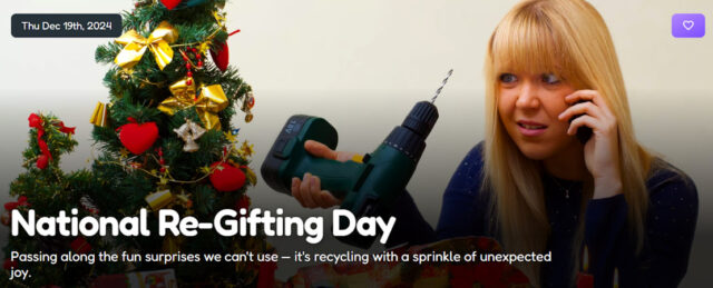 Regifting day