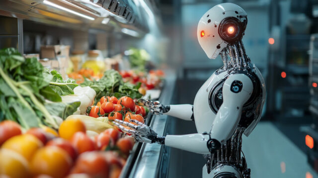 shopping robot ID 348221692 | Robot Shopping © Iamyayha | Dreamstime.com
