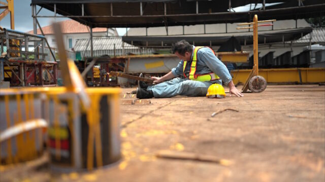 https://www.vecteezy.com/photo/53470802-a-worker-on-a-construction-site-was-injured-when-a-piece-of-iron-fell-on-leg