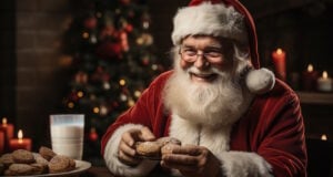 https://www.vecteezy.com/photo/30048421-santa-claus-enjoying-his-cookies-and-milk-next-to-the-christmas-tree-generative-ai