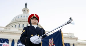 This work, Rehearsal - 60th Presidential Inauguration, by SSG Rachel Minto, identified by DVIDS, must comply with the restrictions shown on https://www.dvidshub.net/about/copyright.