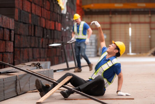 https://www.vecteezy.com/photo/36338081-warehouse-employee-was-injured-in-an-accident-where-iron-fell-on-his-leg-request-help-from-co-workers