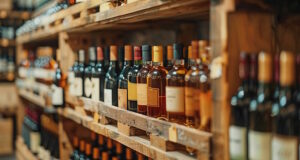 https://www.vecteezy.com/photo/48762463-wine-bottles-on-wooden-shelves-in-a-wine-store