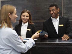 https://www.freepik.com/free-photo/receptionists-elegant-suits-work-hours_38661244.htm#fromView=search&page=1&position=21&uuid=8475bbe6-0cd6-40e0-93b5-51b8b8b997c5&query=hotel+checkin