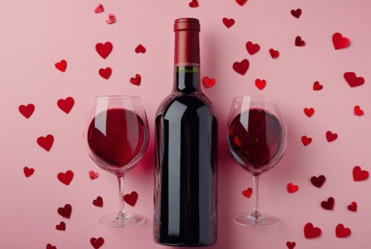 https://www.vecteezy.com/photo/51247136-romantic-wine-setup-with-two-glasses-and-heart-confetti-on-a-pink-background-for-special-occasions
