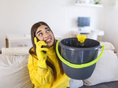 https://www.vecteezy.com/photo/17325988-worried-young-woman-calling-plumber-while-leakage-water-falling-into-bucket-at-home