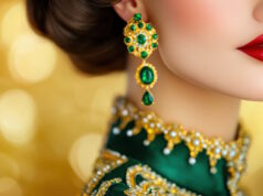 https://www.vecteezy.com/photo/54516558-bold-runway-fashion-featuring-a-striking-golden-green-dress-adorned-with-dark-green-accents-and-exquisite-emerald-jewelry-during-a-high-end-fashion-show