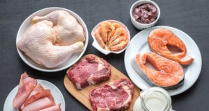 https://www.vecteezy.com/photo/38515848-protein-diet-raw-products-on-the-wooden-background