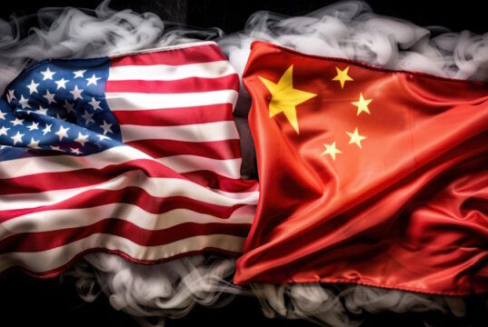 https://www.vecteezy.com/photo/46962430-the-american-and-chinese-flags-are-draped-together-enveloped-in-smoke