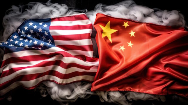 https://www.vecteezy.com/photo/46962430-the-american-and-chinese-flags-are-draped-together-enveloped-in-smoke