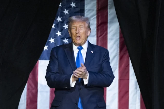 Trump stage