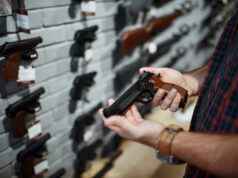 https://www.freepik.com/premium-photo/man-holds-handgun-gun-shop-male-person-buying-pistol-security-weapon-store_15141030.htm#fromView=search&page=1&position=13&uuid=47d93a6b-413d-4e3a-9627-bae9044edca6&query=gun+range