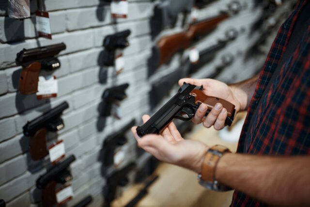 https://www.freepik.com/premium-photo/man-holds-handgun-gun-shop-male-person-buying-pistol-security-weapon-store_15141030.htm#fromView=search&page=1&position=13&uuid=47d93a6b-413d-4e3a-9627-bae9044edca6&query=gun+range